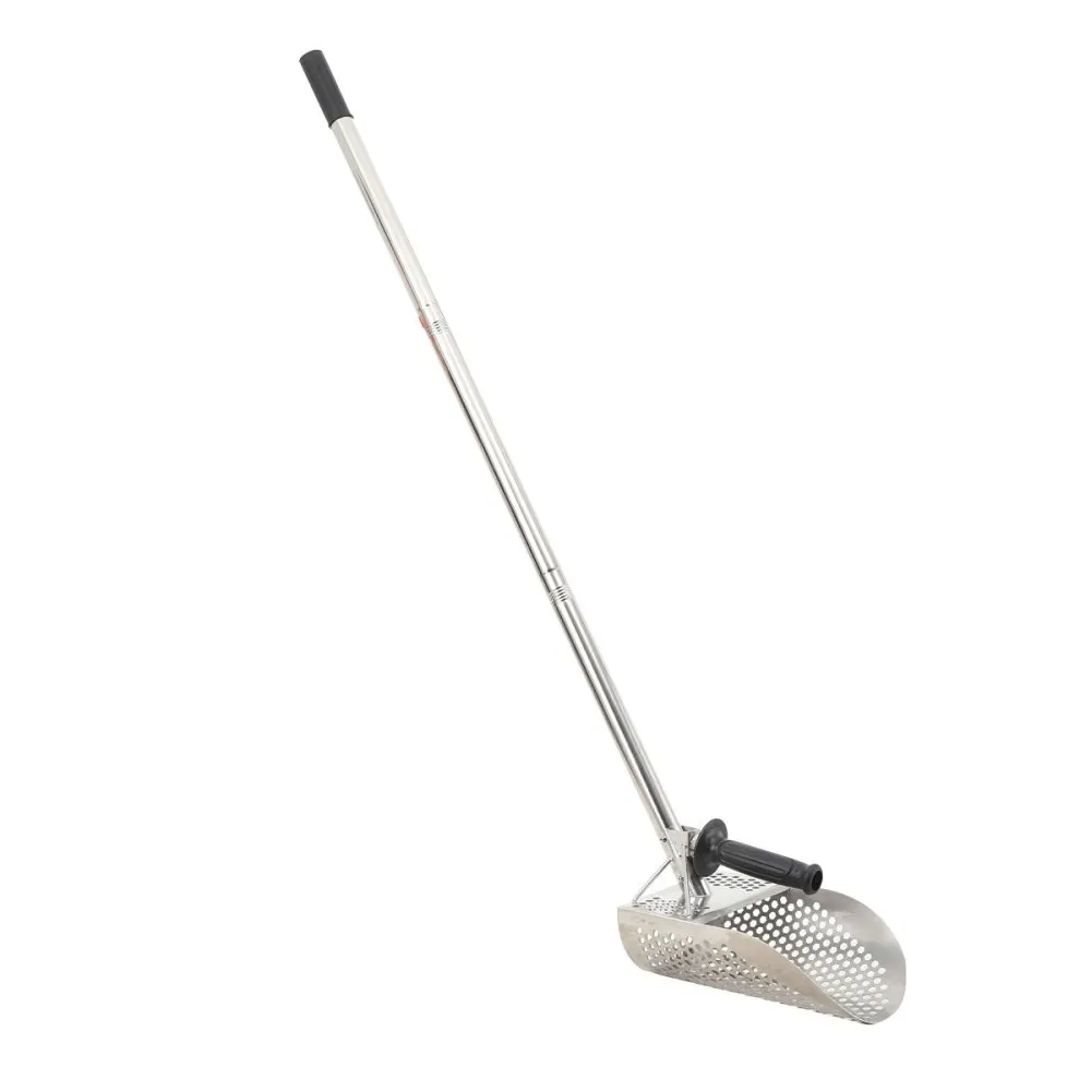 Sand Scoop Stainless Steel Beach Shovel with Long Handle 140cm Detachable Beach