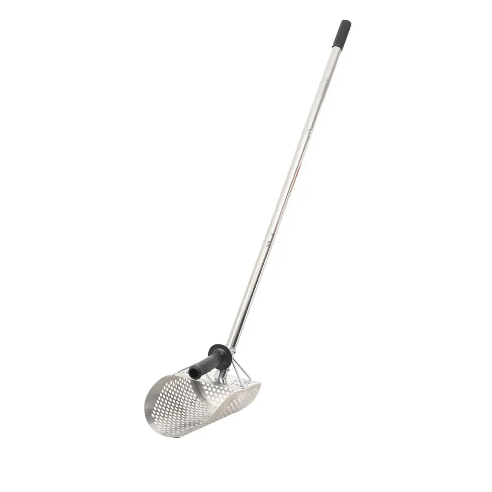 Sand Scoop Stainless Steel Beach Shovel with Long Handle 140cm Detachable Beach