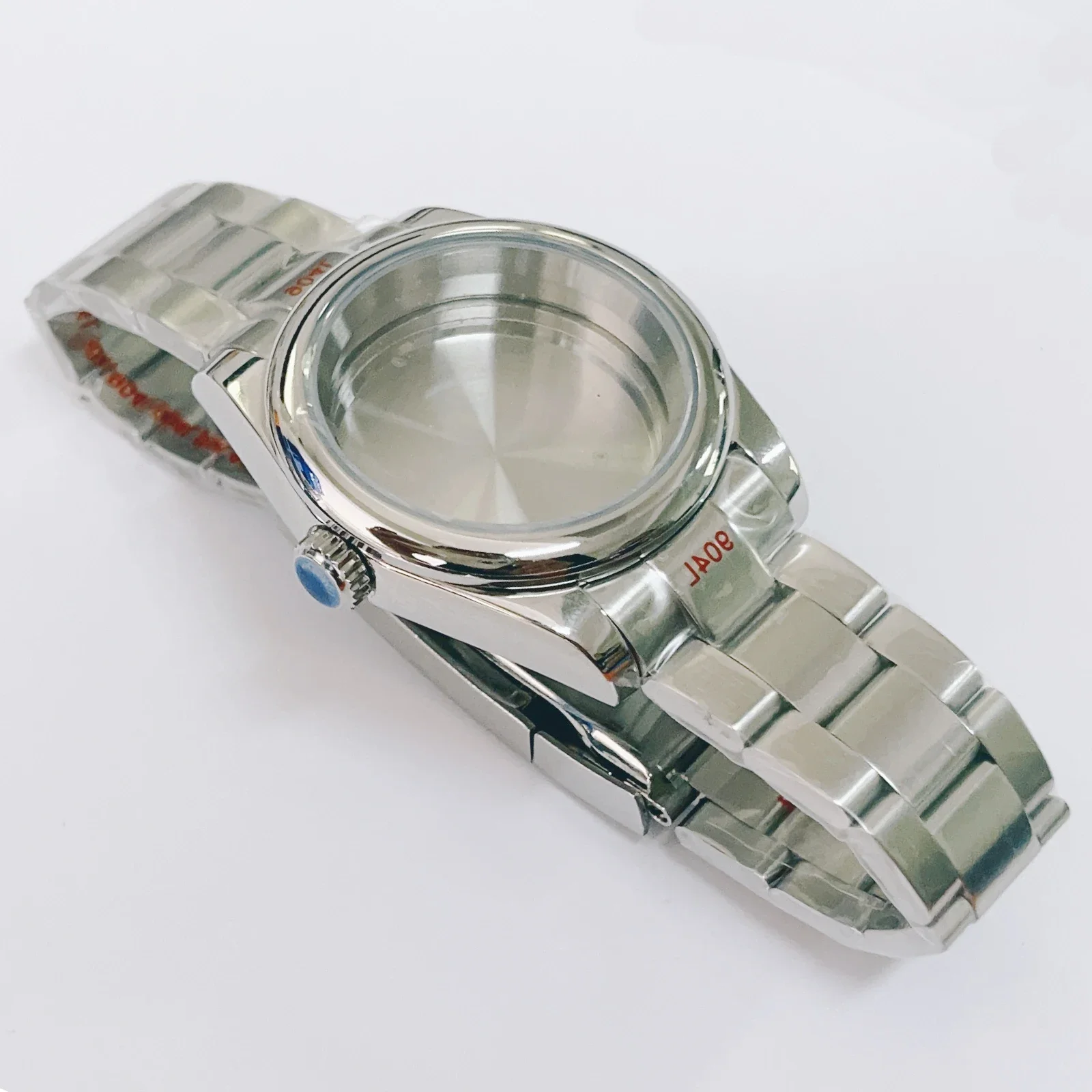 NH35 Watch Cases 36mm/39mm Stainless steel Oyster Bracelet Waterprpoof for NH35 NH36 movement 28.5mm Dial Datejust Watch Case