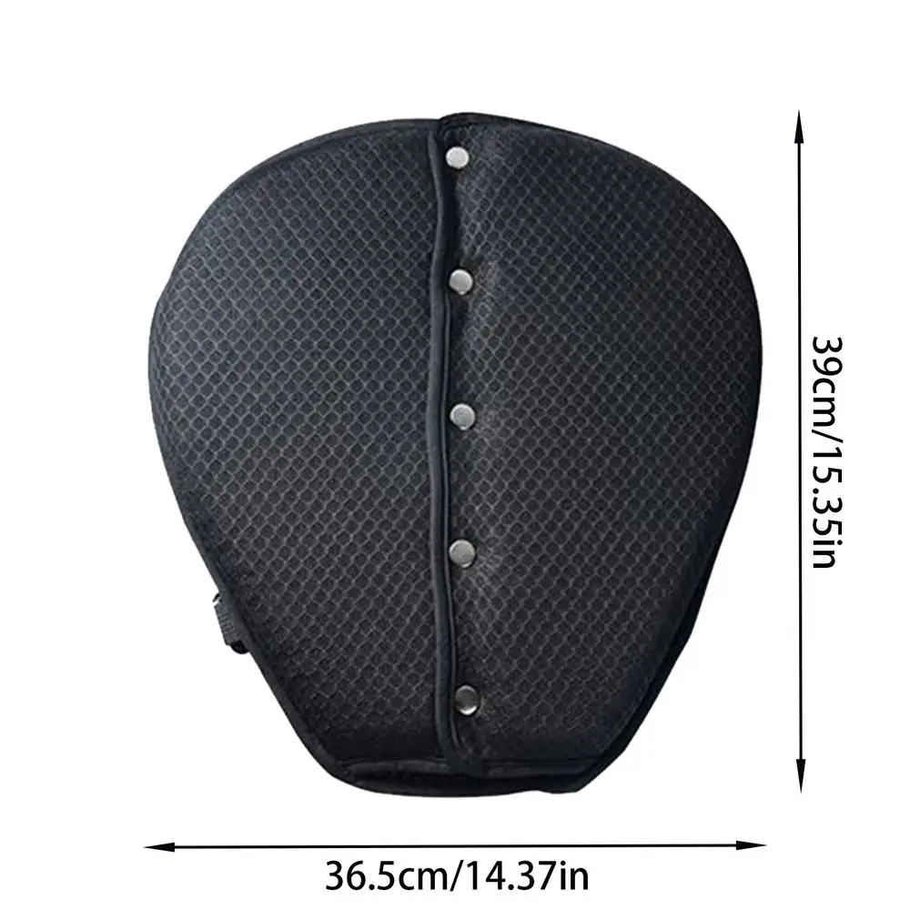 Breathable Scooter Seat Cover Soft Cover Seat Cushion For Motorcycle Shock Absorber Buckle Fastening Saddle Protector For Long