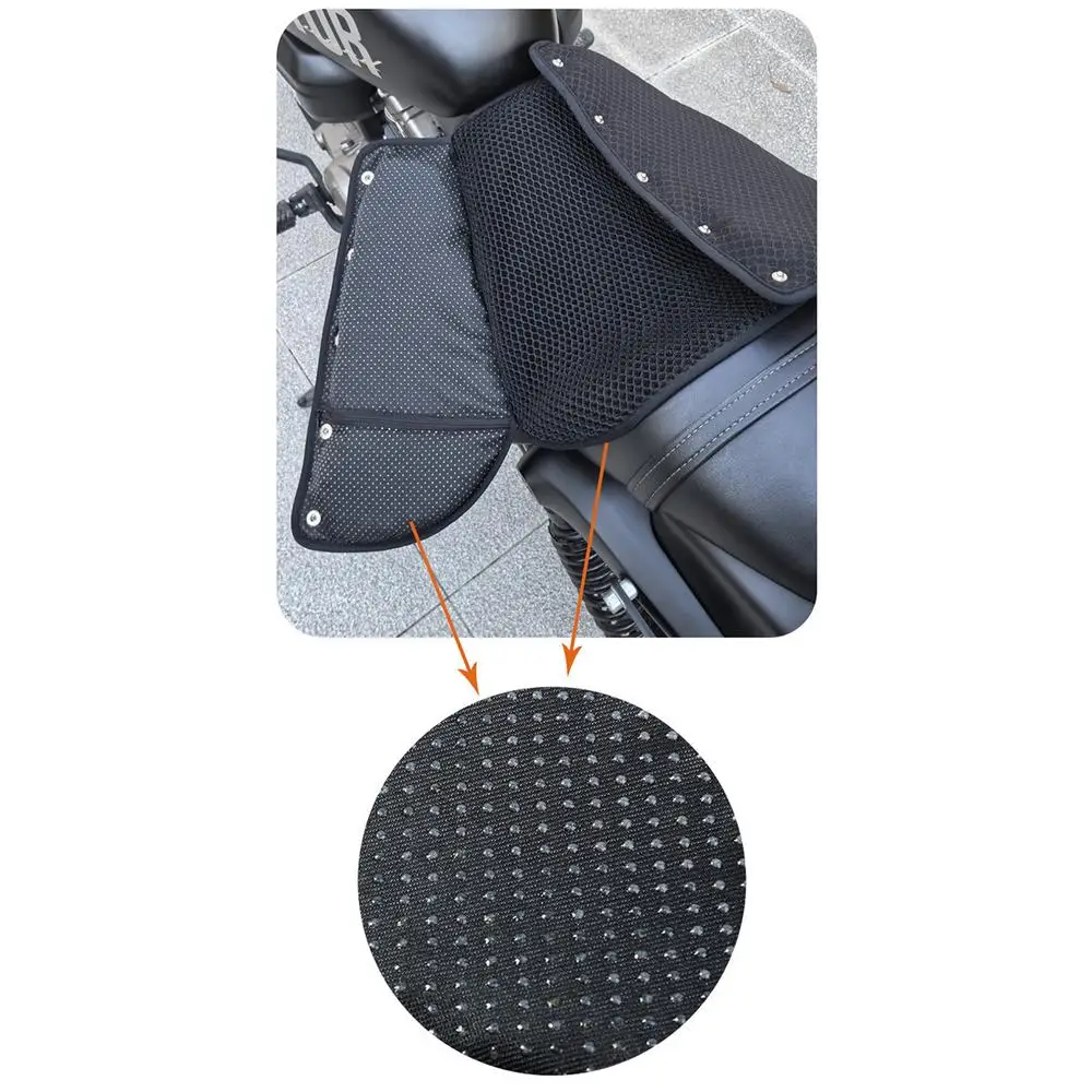 Breathable Scooter Seat Cover Soft Cover Seat Cushion For Motorcycle Shock Absorber Buckle Fastening Saddle Protector For Long