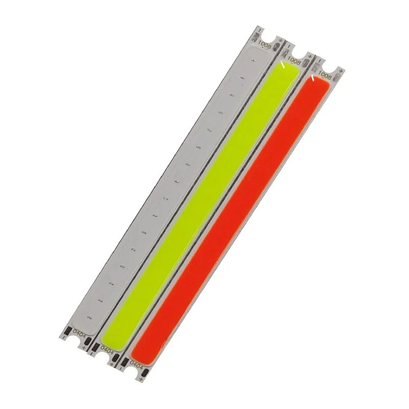 1-10 PCS DC 12V 100x8MM LED COB Bulb LED Panel Light LED Chips Bar Source Red Green Blue Warm White LED Lamp Lighting For DIY