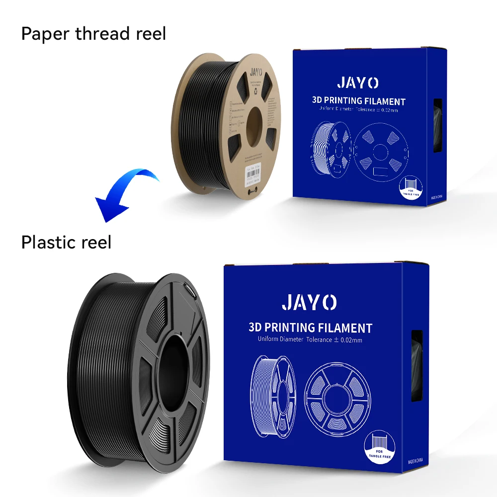JAYO PETG PLA High Speed Matte PETG PLA Plus 10 Rolls Filament 1.75mm No Bubbles Smooth Multiple Colors Optional for 3D Printing