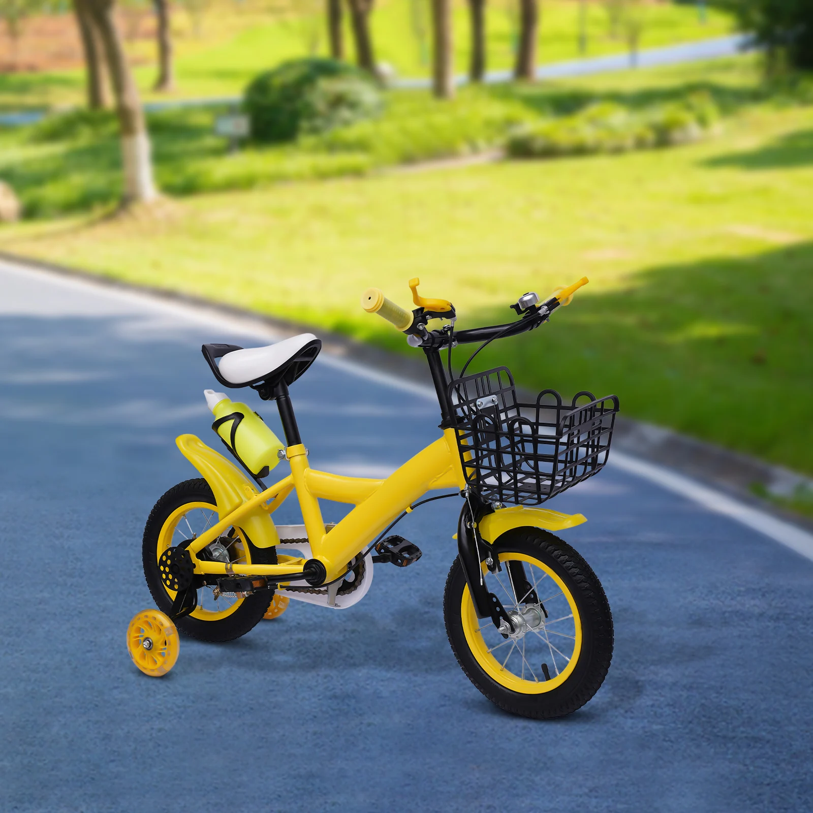 Blue/yellow/red Kids Bike 12 Inch Bicycle for Kids Young Girls Kids Bike Suitable 2-4 Years Old