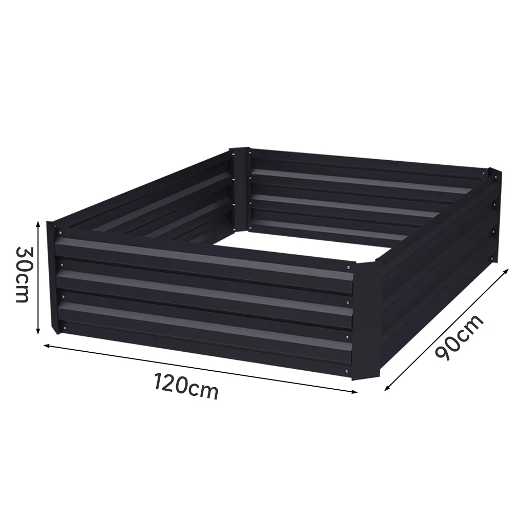 Outdoor Garden Bed Flower Pots Galvanized Steel Garden Courtyard Elevated Flower Bed Plant Flower Box Vegetable Box