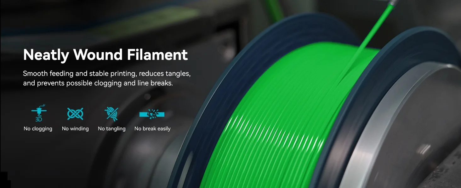 SUNLU 2KG PLA/PETG/PLA PLUS Filament 1.75mm 1KG Without Tray 3D Printer Filament for 3D Pen & Refill Filament