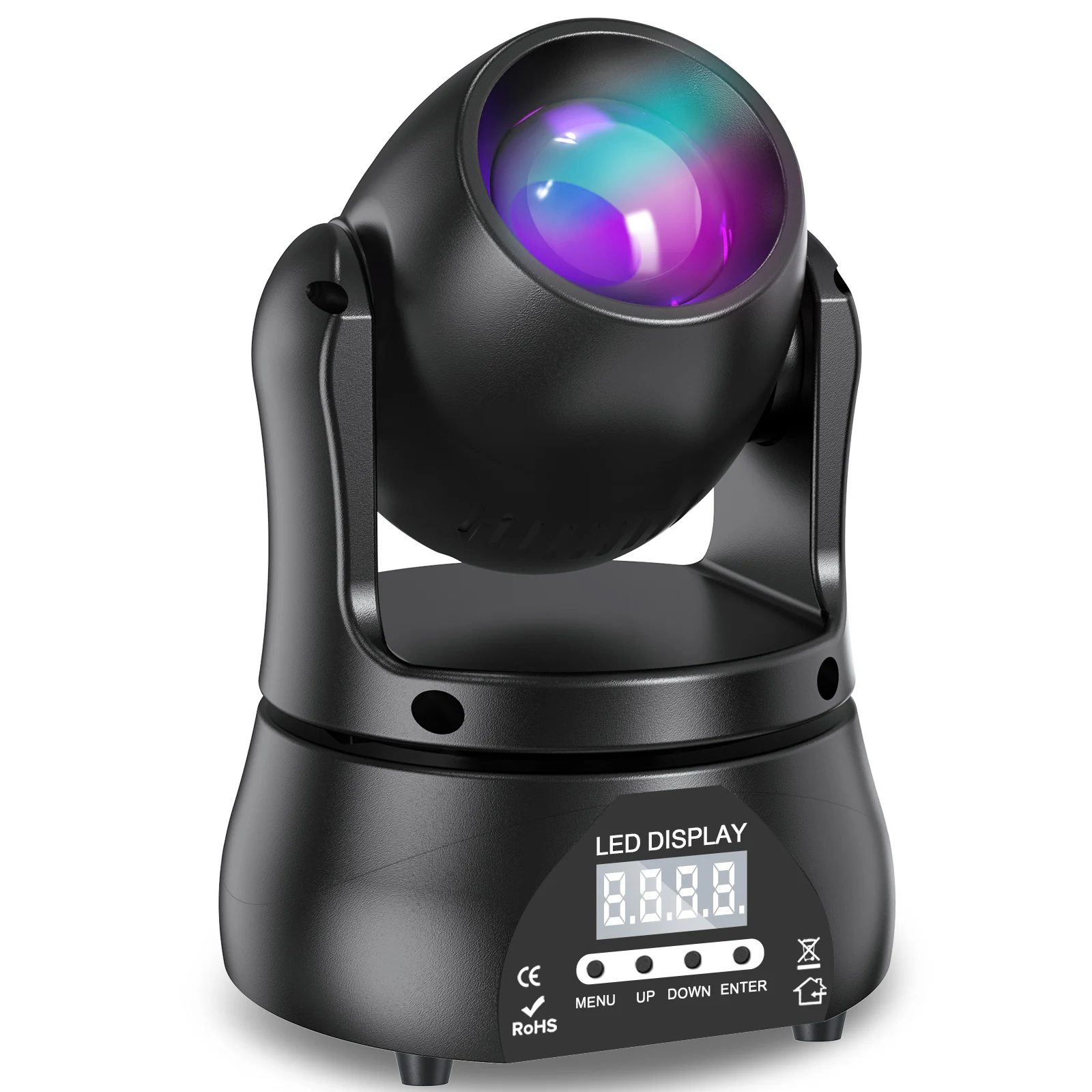 LeLeght 40W Mini Beam Moving Head Light Stage Light Standard DMX512 13CH for DJ Concert Party Weddings Nightclub Dance Hall