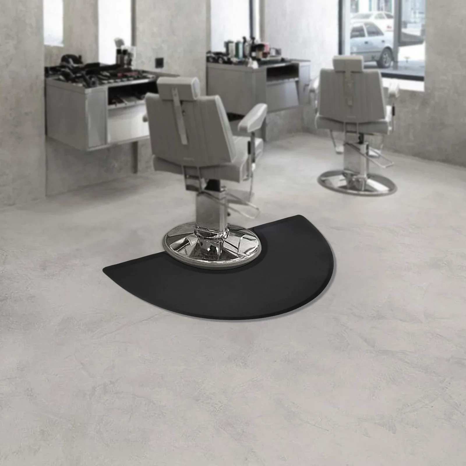 Salon Floor Mat 3ft x 5ft Barber Shop Chair Mat for Chair Base Salon & Barber Supplies