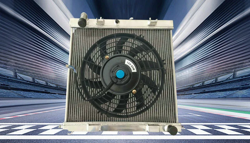 3 ROW ALUMINUM RADIATOR FOR RANGE ROVER II LP P38A 4.0i/4.6i V8 1994-1998+FAN