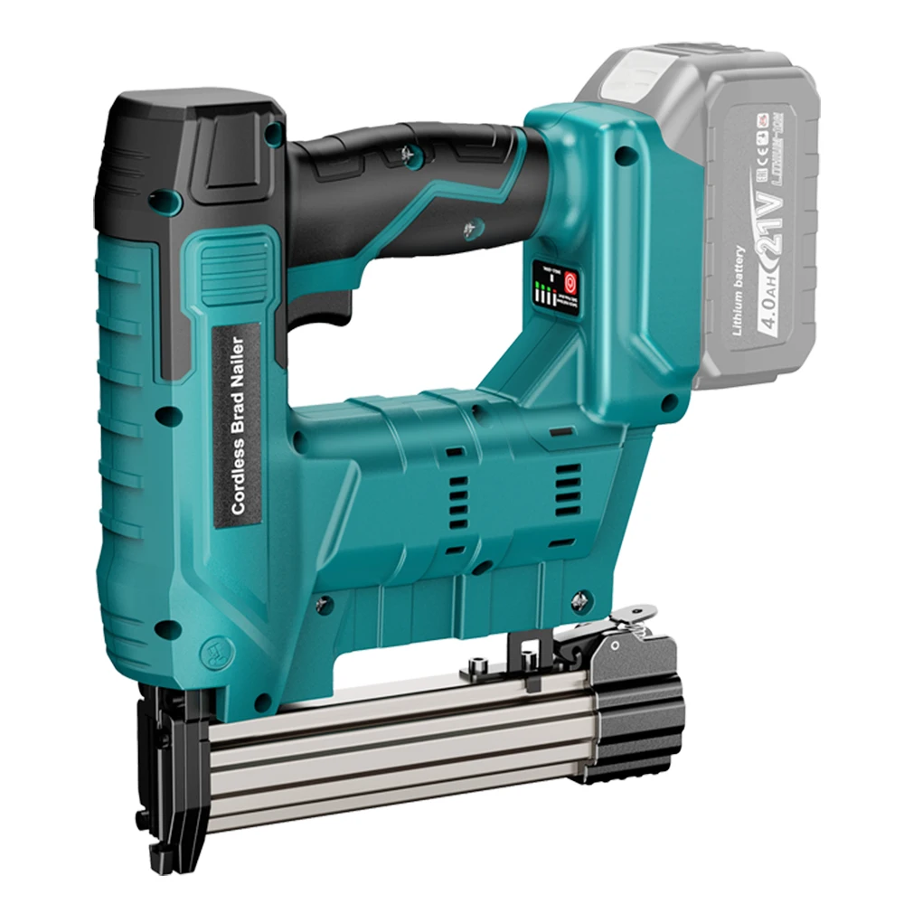 YEARTOP F10-F32 Electric Brushless Nail Staple Guns Battery Stapler Nailer Cordless Woodworking Nailing For Makita 18V Battery Y