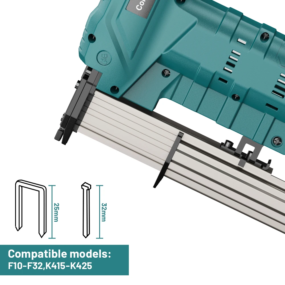 YEARTOP F10-F32 Electric Brushless Nail Staple Guns Battery Stapler Nailer Cordless Woodworking Nailing For Makita 18V Battery Y