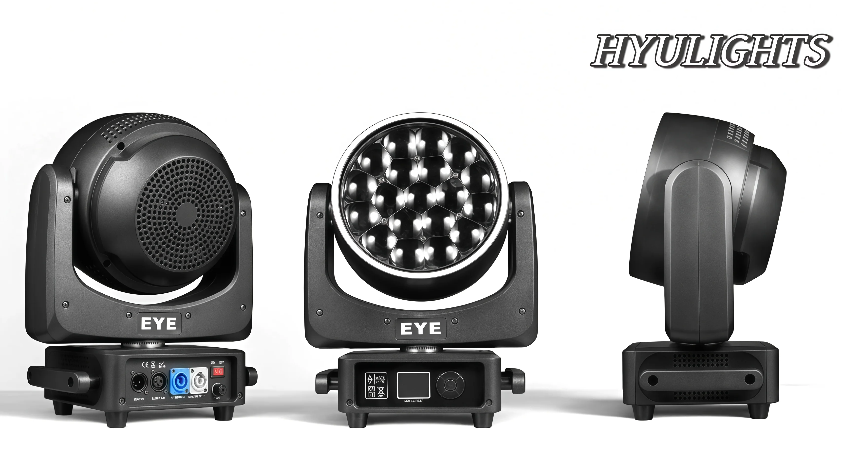 LED Beam+Wash 19x25W Big Bees Eyes RGBW Moving Head Light 2in1 Flight Case for Performance Stage Concert