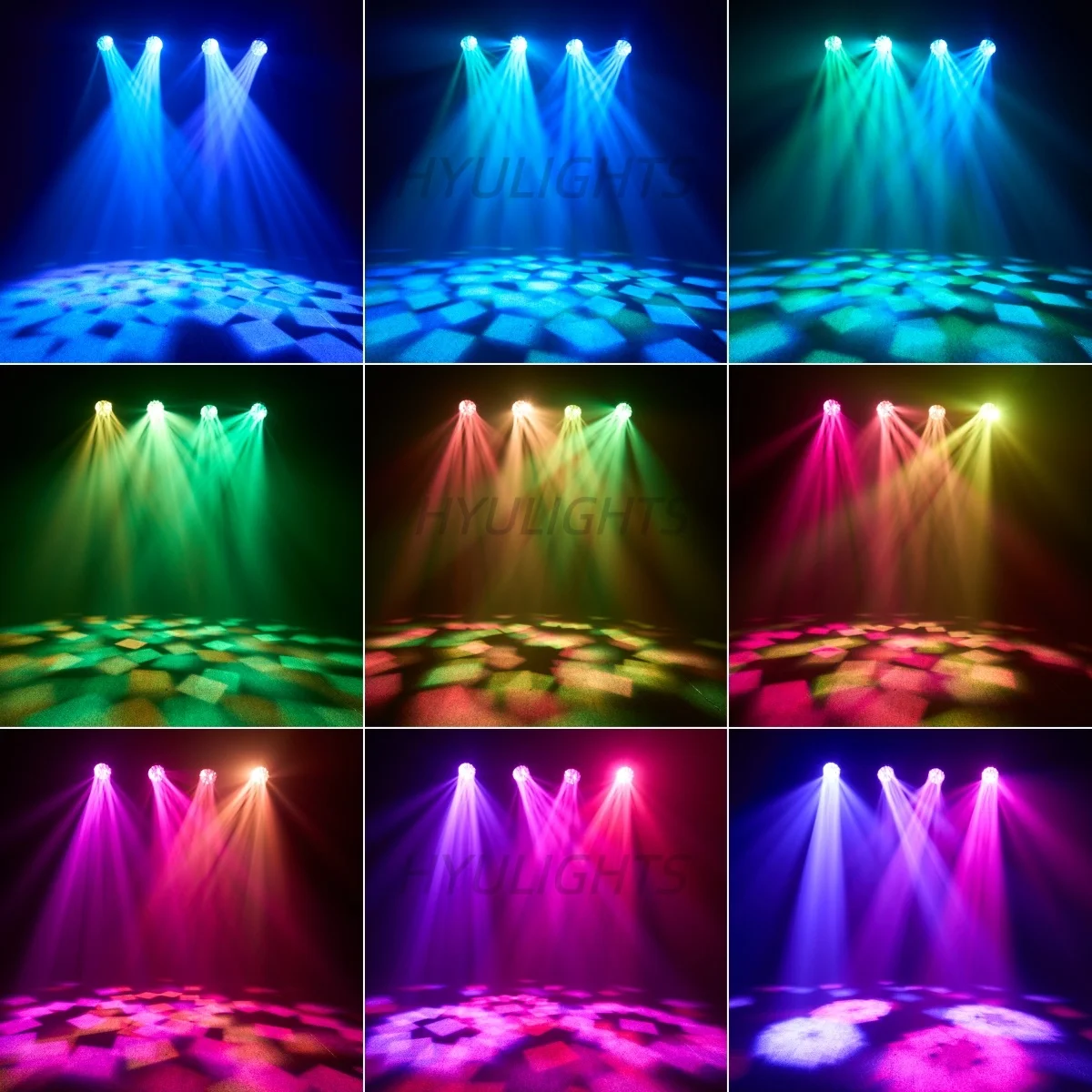 LED Beam+Wash 19x25W Big Bees Eyes RGBW Moving Head Light 2in1 Flight Case for Performance Stage Concert