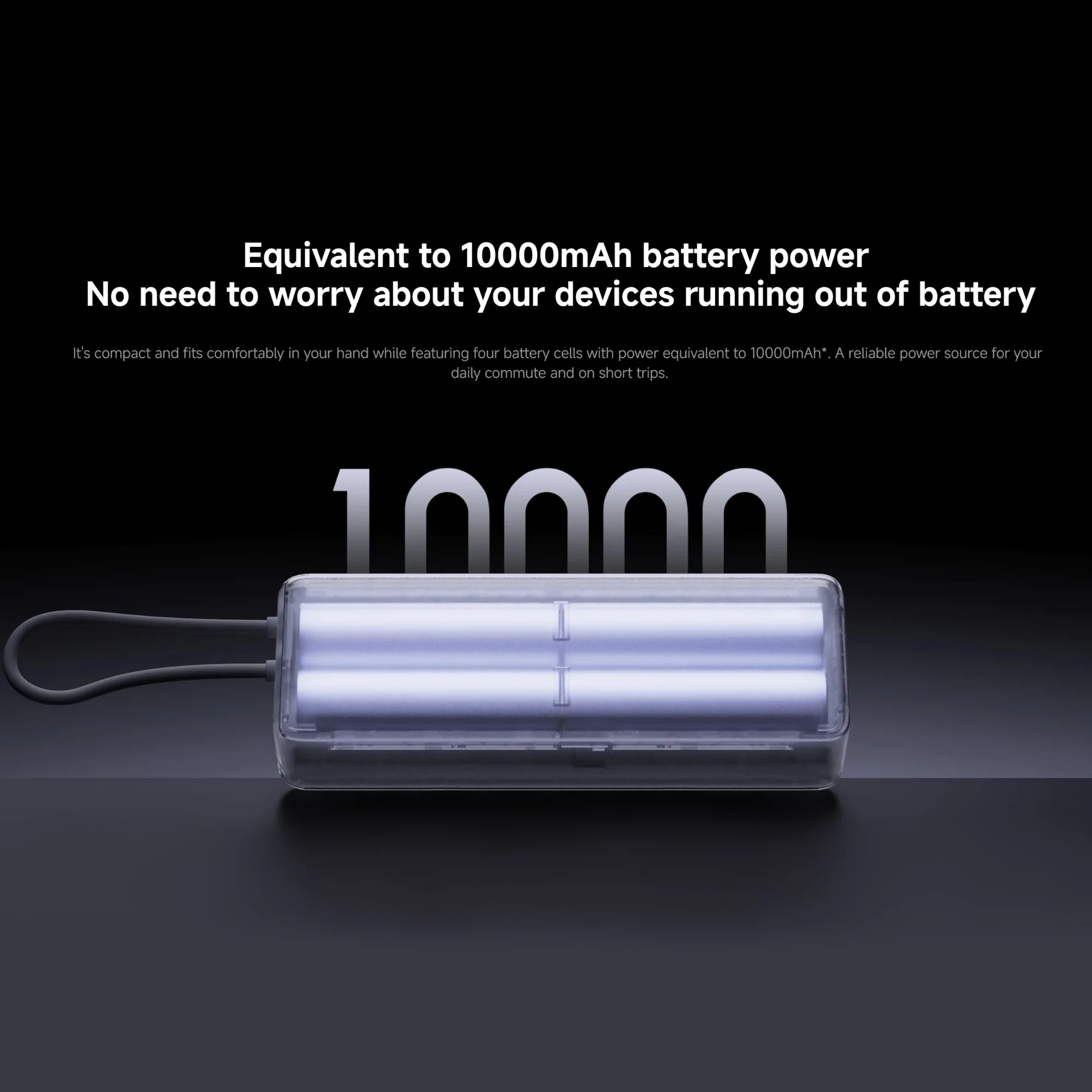 Xiaomi 165W Power Bank 10000mAh, 120W Output Via Integrated Cable USB C Dual Ports LED Screen Portable Charger For Macbook iPhone Xiaomi
