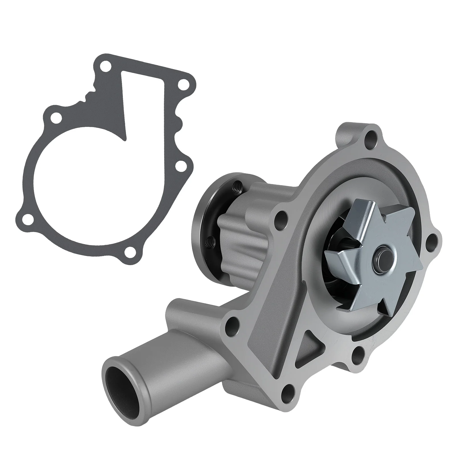 Water Pump For Kubota B2400/BX2660 Direct Fit 16241-73034 Belt Drive Aluminum