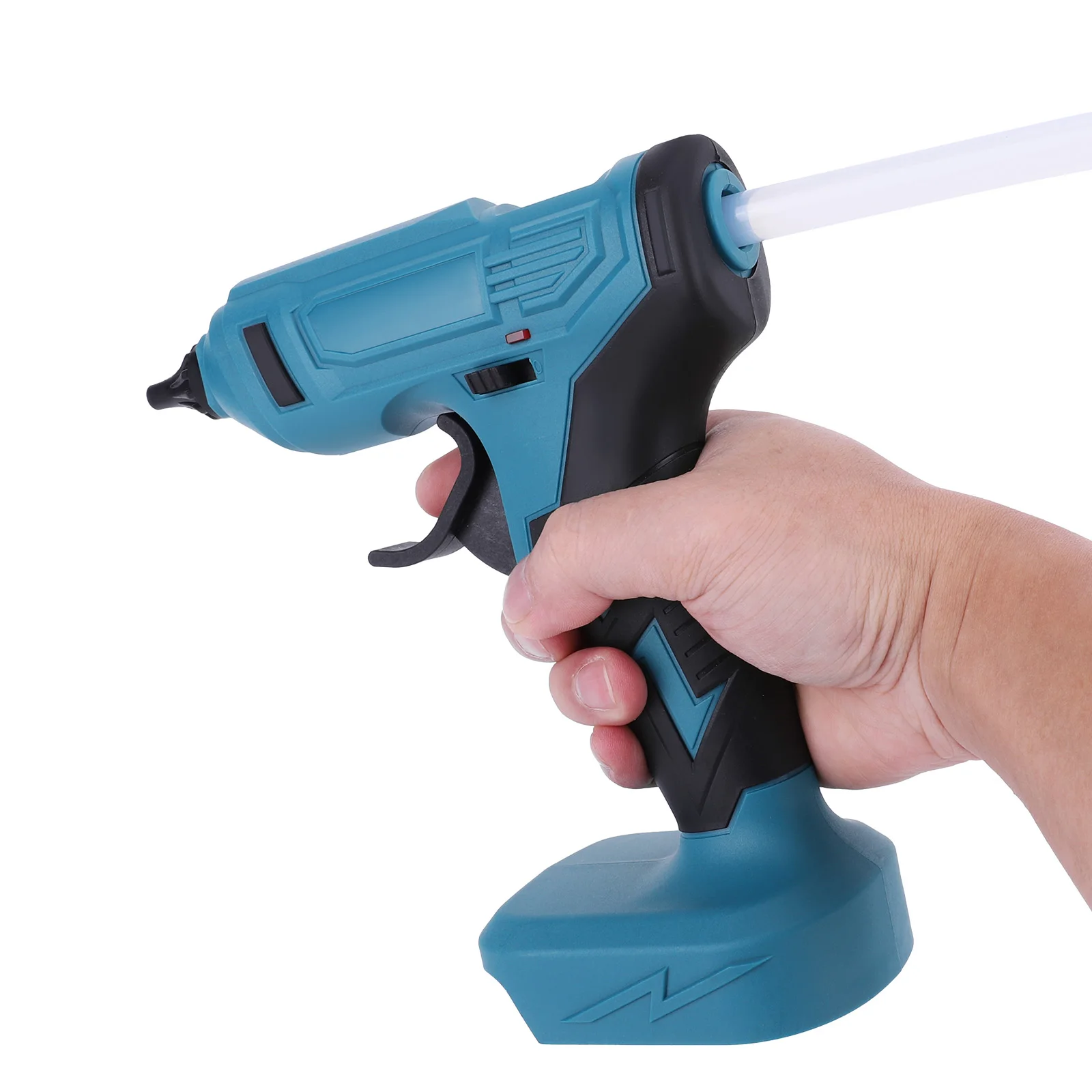 Hot Melt Glue Gun for Makita 18V Battery((Tools Only) with 10 Glue Sticks Heavy Duty Hot Glue Gun for Arts & Crafts & DIY