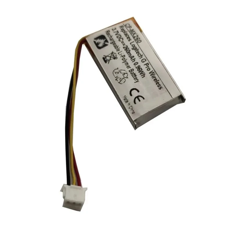For Logitech G Pro G535 Wireless PRO X Superlight M-R0070 3.7V 260mAh 533-000151 Replacement Battery