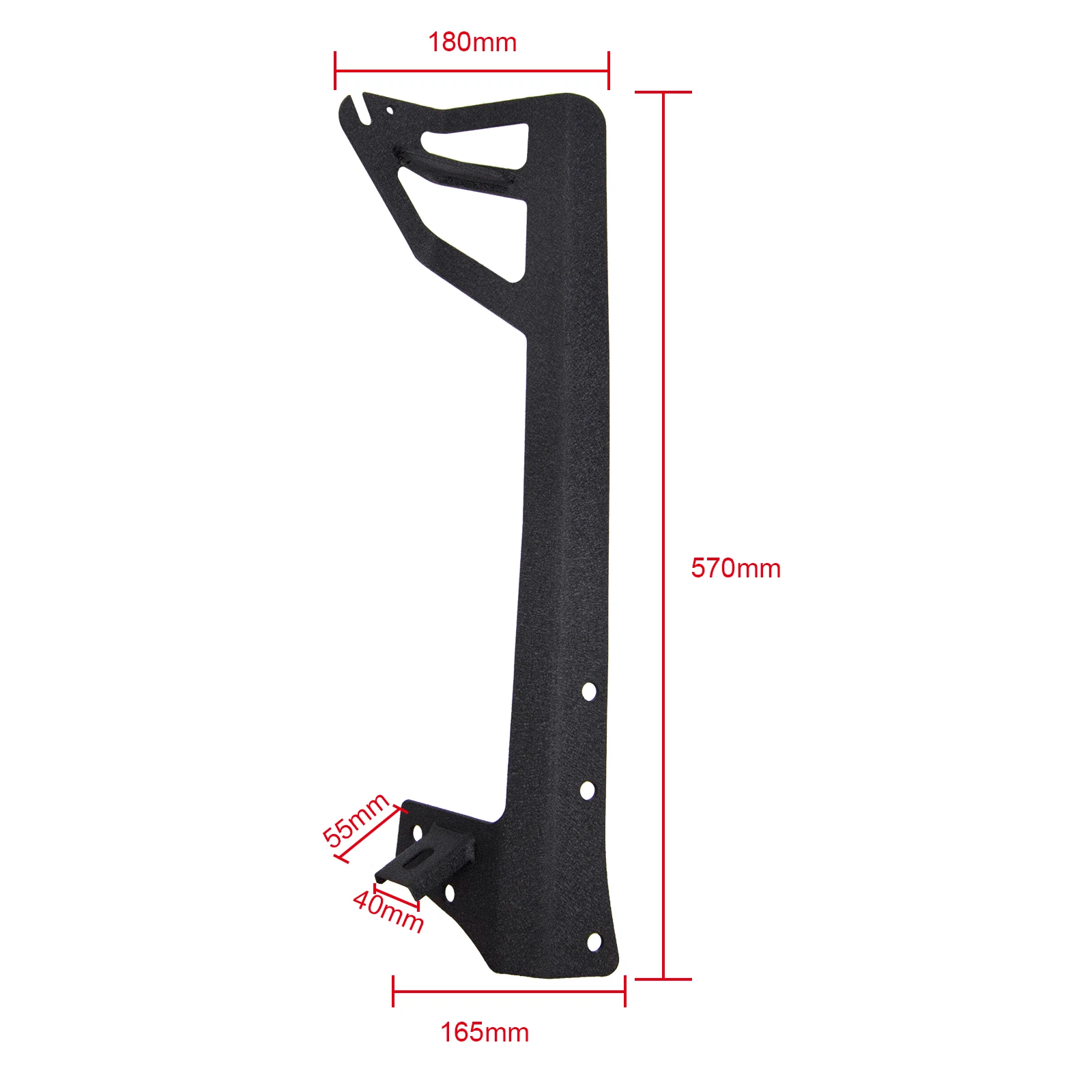 52 inch LED Light Bar Upper Windshield Mounting Bracket for 2007-2017 Jeep Wrangler JK 4WD, Wrangler Unlimited JK 4WD/2WD
