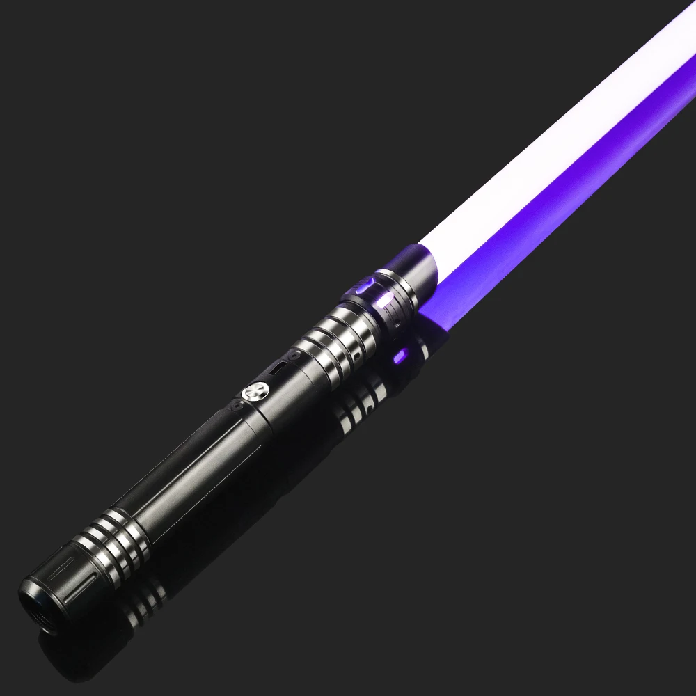 Light up Saber Luminous Toy For Kids Rechargeable 2 In 1 FX Dueling With 16 Colors 3 Sounds Modes For Children's Day Birthday Ha