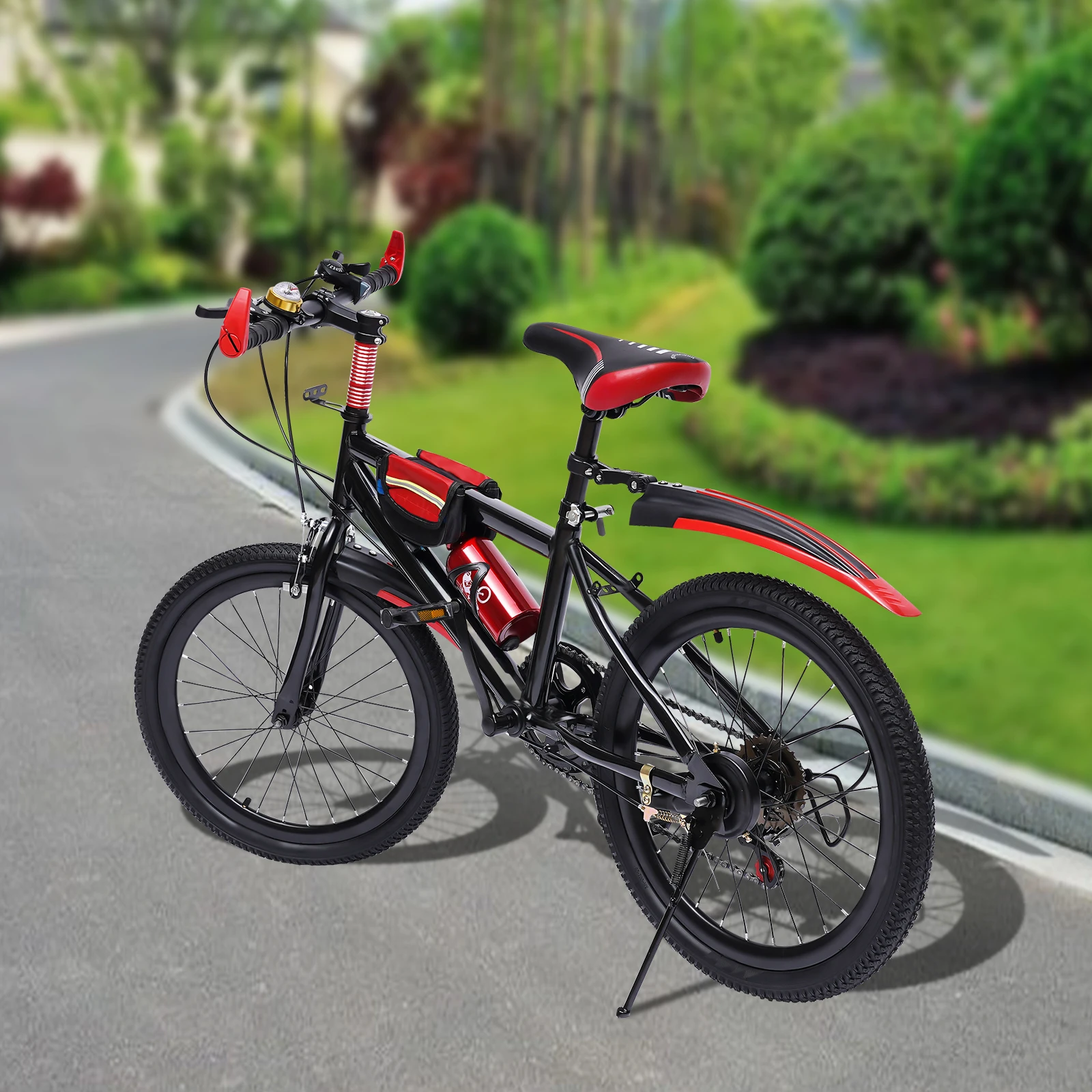 Hardtail Mountain Bike for Boys/Girls/Men/Women, 20" Sizes, 6 or 21 Speed Shimano Twist Shifting, Front or Dual Suspension