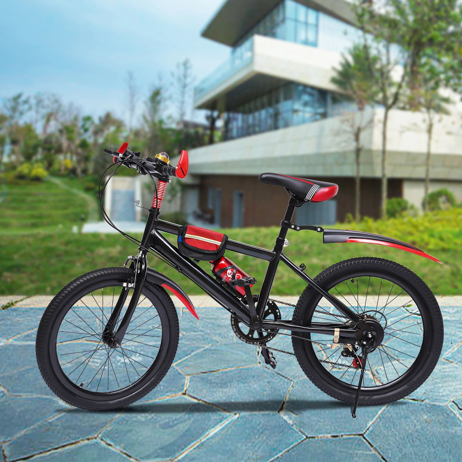 Hardtail Mountain Bike for Boys/Girls/Men/Women, 20" Sizes, 6 or 21 Speed Shimano Twist Shifting, Front or Dual Suspension