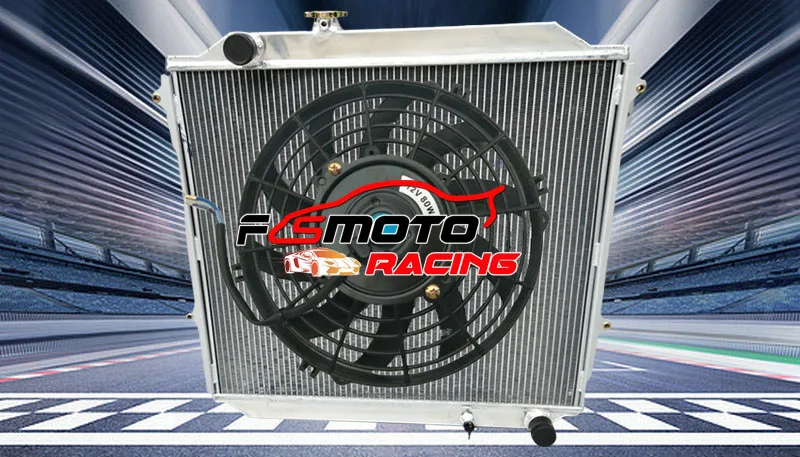 Aluminum radiator+FAN For Toyota 4 runner KZN185 3.0L Diesel 1996-2002 97 98 99 00 01 02 MT 1997 1998 1999 2000 2001 Manual