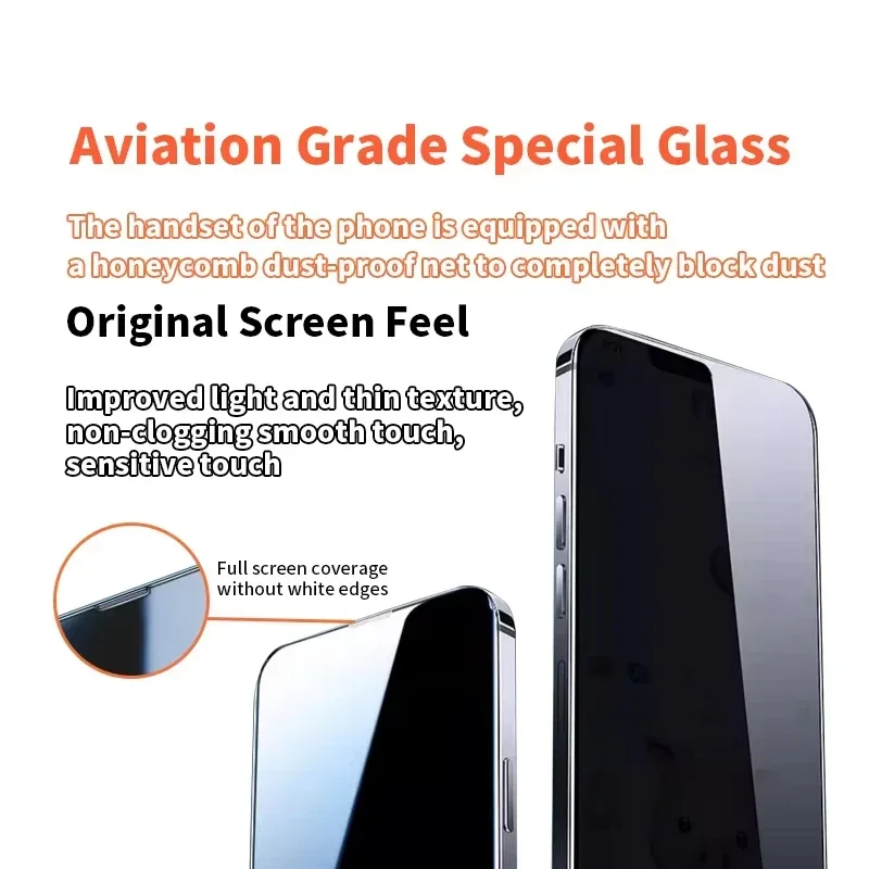 1-2PCS Coating Install Box HD Screen Protector for Xiaomi Mi 14 13 13T 12T 11T Poco X6 Pro X5 X3,NFC F6 F5 M6 M5 M4 M3 C65 Glass
