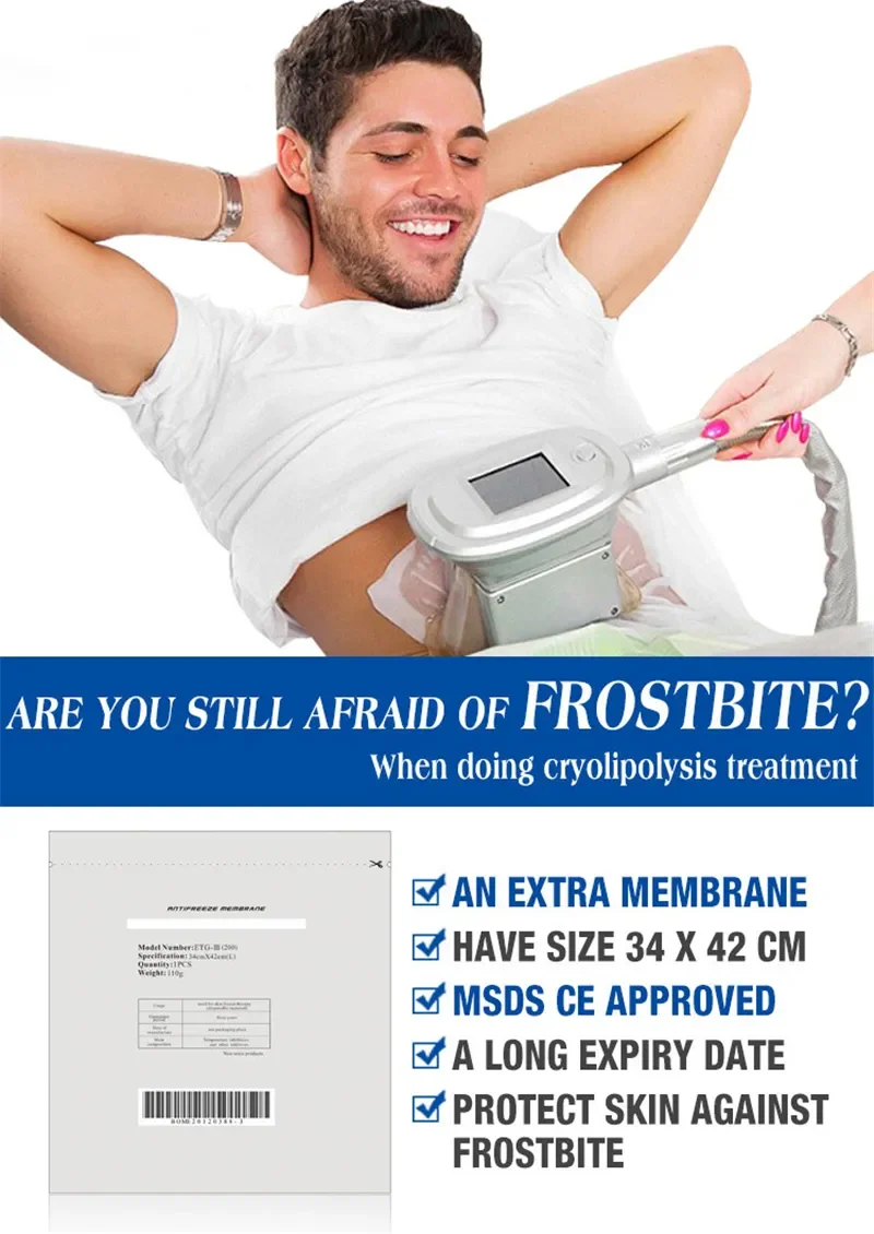 Anti-Freeze Membrane 27*30 34*42Cm Anti Freezeing Anti-Cryo Antifreeze Membrane Cool Cryo Pad Freeze Anti Freeze