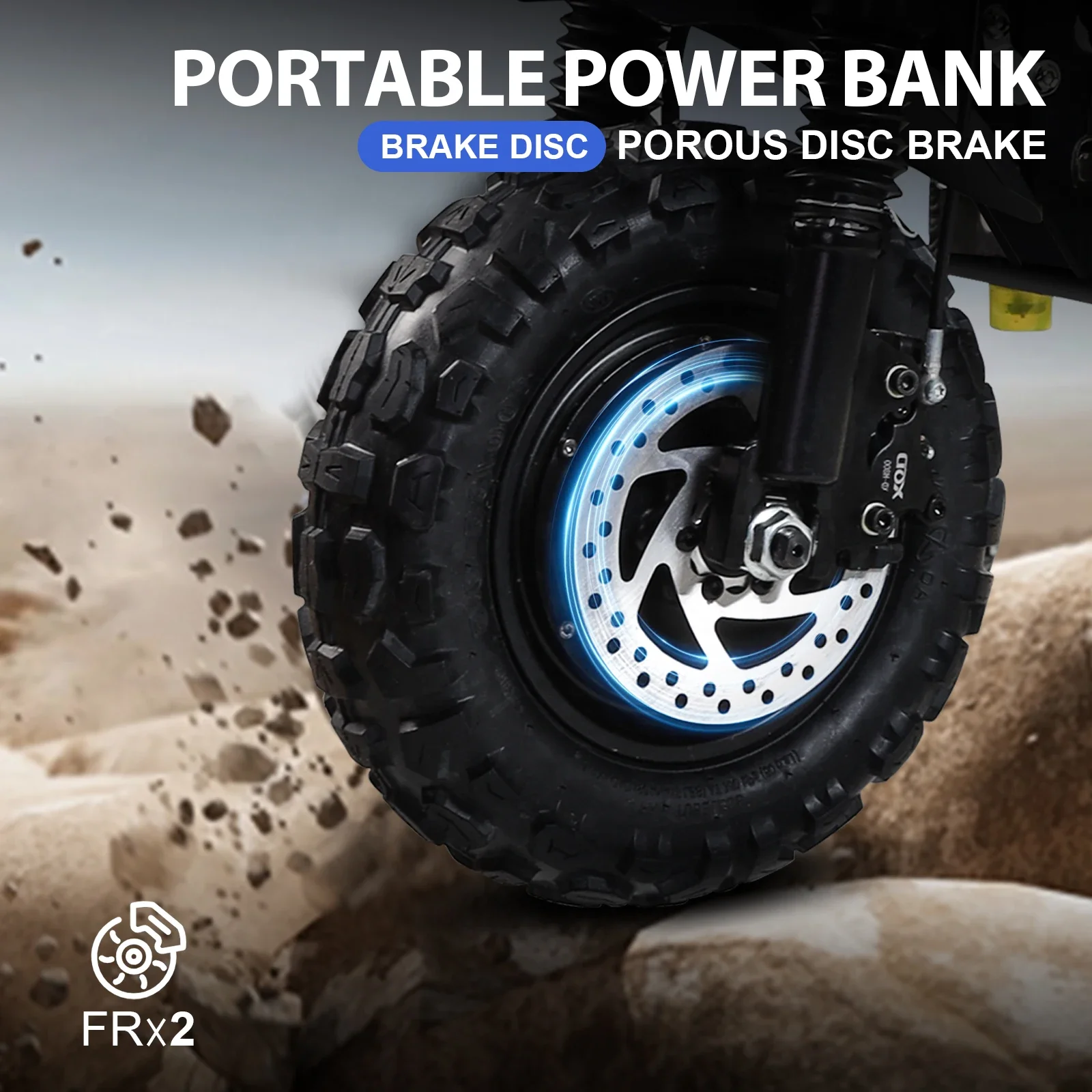 FREEBOY J30max Adult Foldable Escooter 6000W Electric Scooter 60V 38AH 11 INCH OFF-ROAD TIRE E-Mountain Scooter