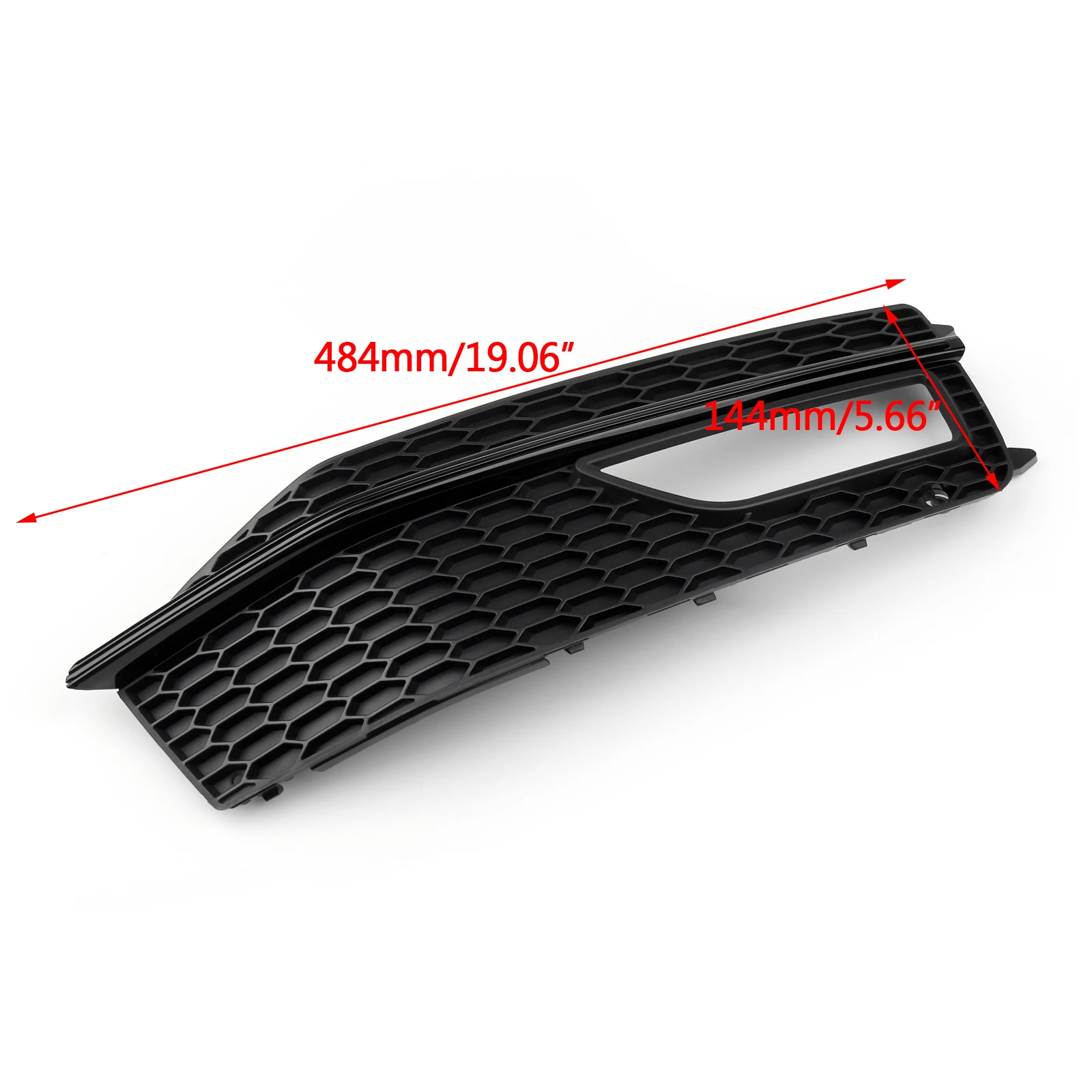 Artudatech Left/Right Bumper Fog Light Lamp Cover Grille Grill For Audi A4 S-line S4 2013-2015 2014