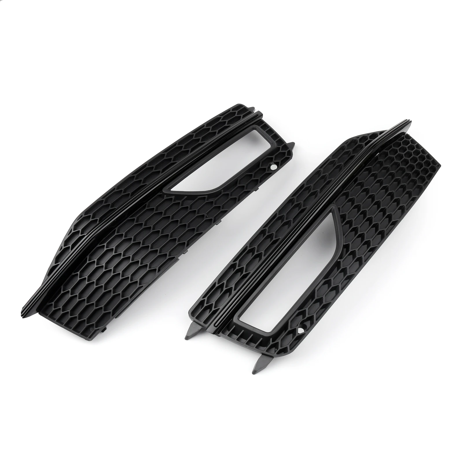 Artudatech Left/Right Bumper Fog Light Lamp Cover Grille Grill For Audi A4 S-line S4 2013-2015 2014