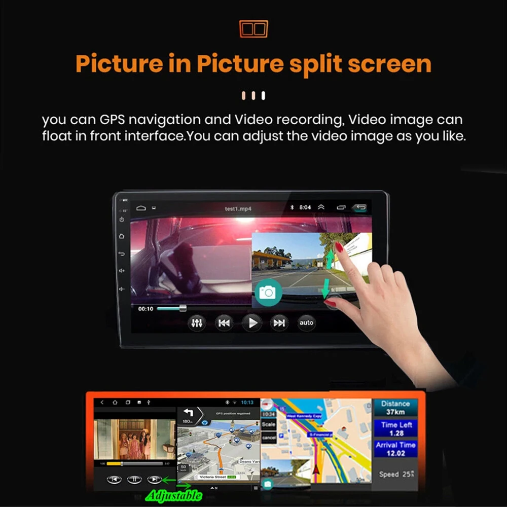 4+64G Android Car Stereo for Ford Ka 2008 - 2014 Built-in Wireless For Carplay Android Auto GPS Navigation Car Radio AHD Camera