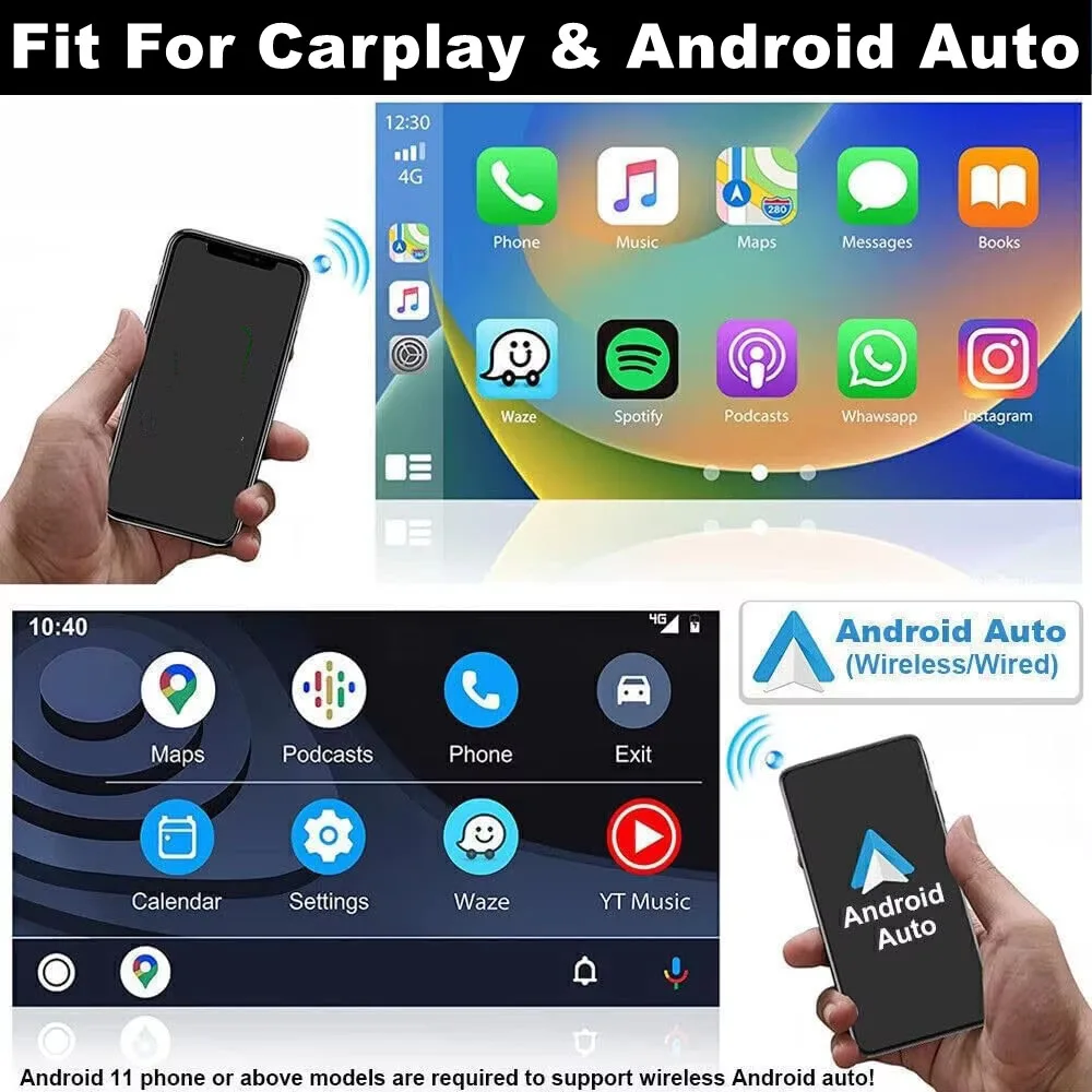 4+64G Android Car Stereo for Ford Ka 2008 - 2014 Built-in Wireless For Carplay Android Auto GPS Navigation Car Radio AHD Camera
