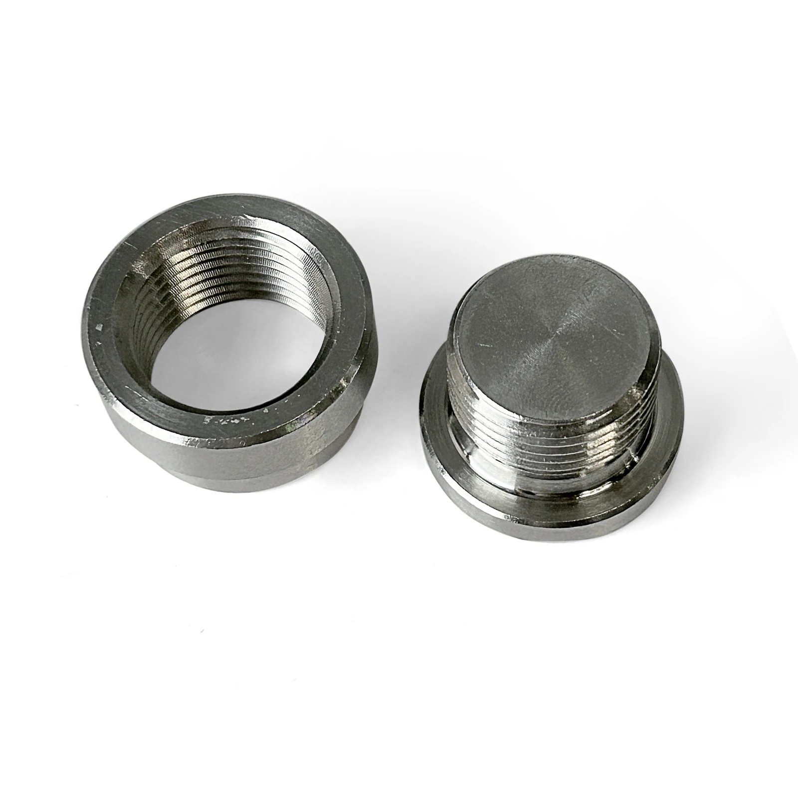 8Pair/16Pcs O2 Oxygen Sensor Bung Plug Wideband Nut M18x1.5 Fitting Weld on in 304 Stainless Steels Car Accessories Tools