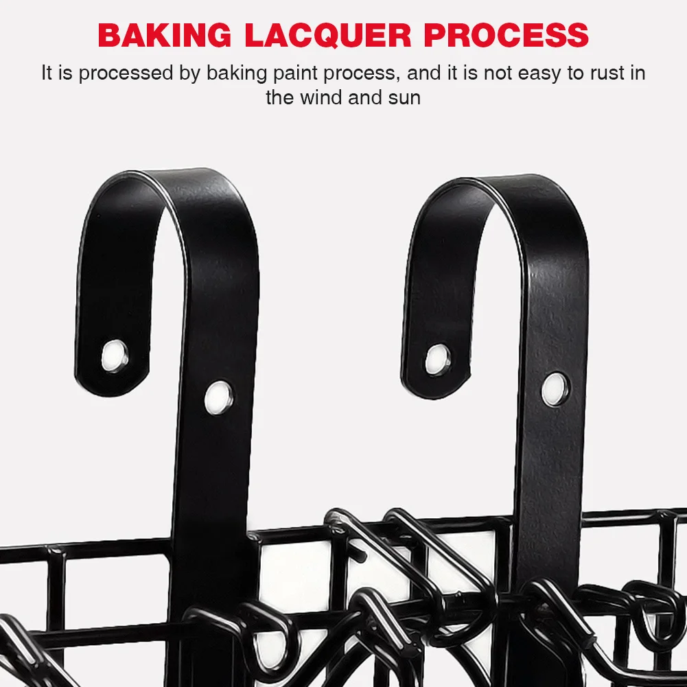 Mountain Bike Folding Hanging Basket Bicycle Basket Basket Front and Rear Hanging Bold Side Trailer for Outdoor Cycling Travel