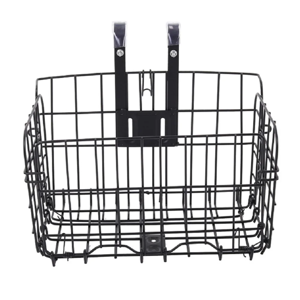 Mountain Bike Folding Hanging Basket Bicycle Basket Basket Front and Rear Hanging Bold Side Trailer for Outdoor Cycling Travel
