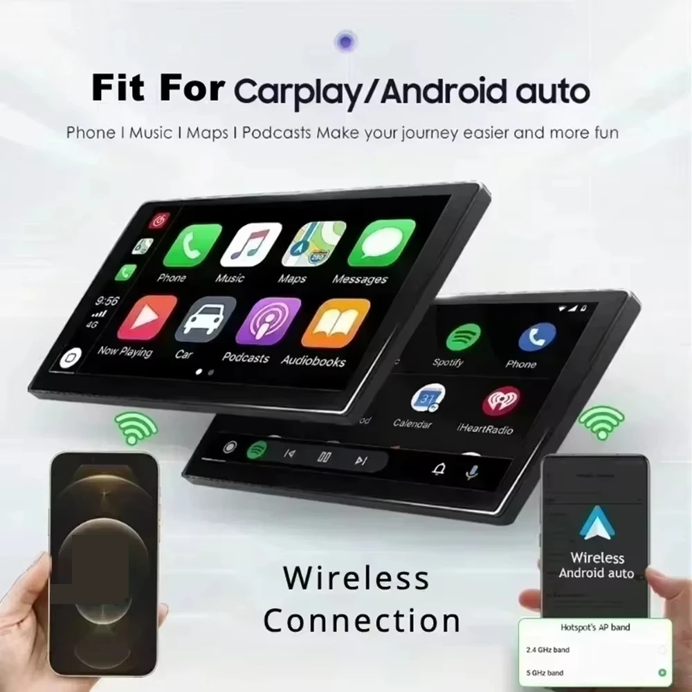 Android 15 car navigation 10 inches built-in Carplay + Android auto/2 + 64G+AHD camera+microphone For Peugeot 208/2008 2012-2018