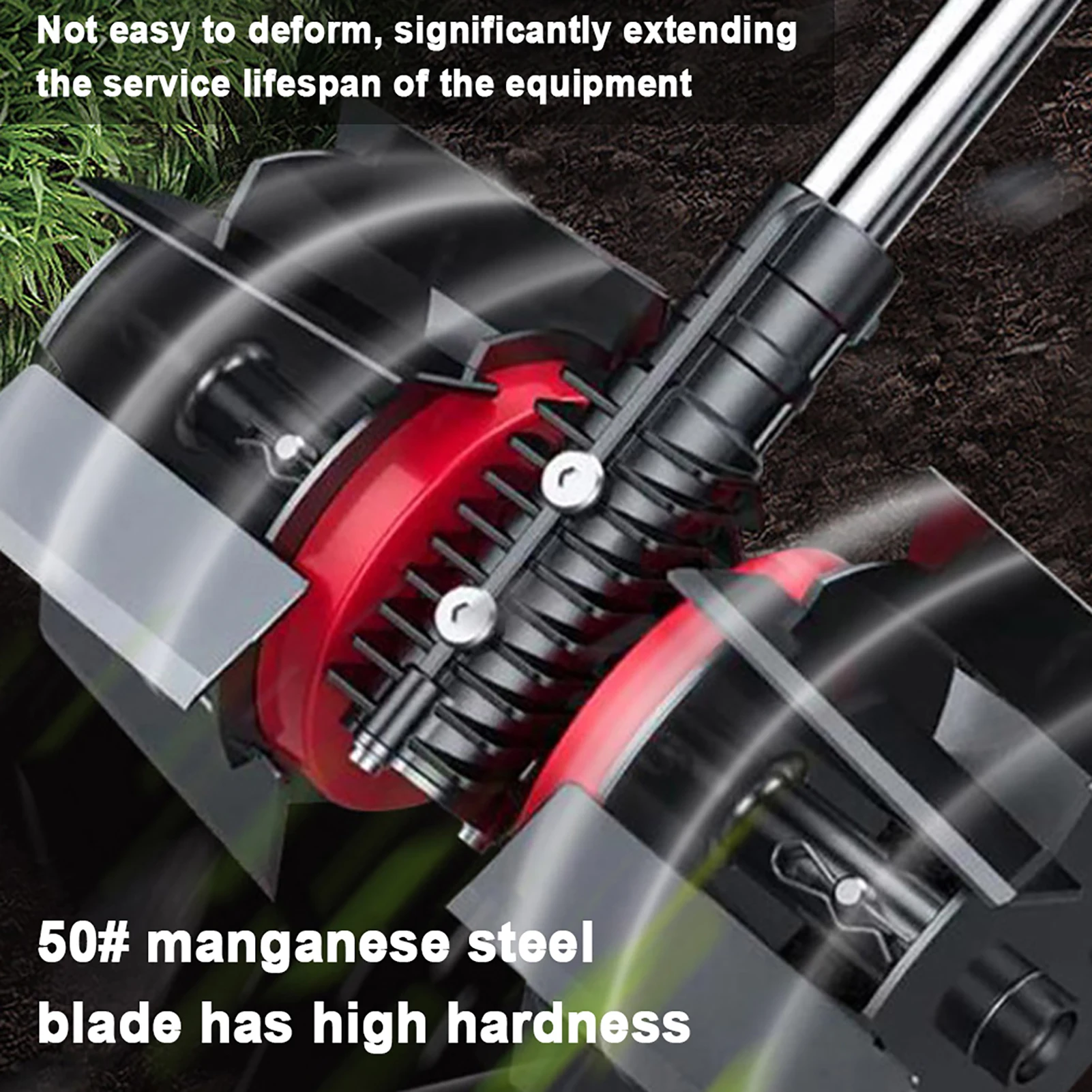 Lawn Mower Grass Trimmer Accessory Interchangeable Blades Weeding Wheel Optional for Efficient Gardening and Farming