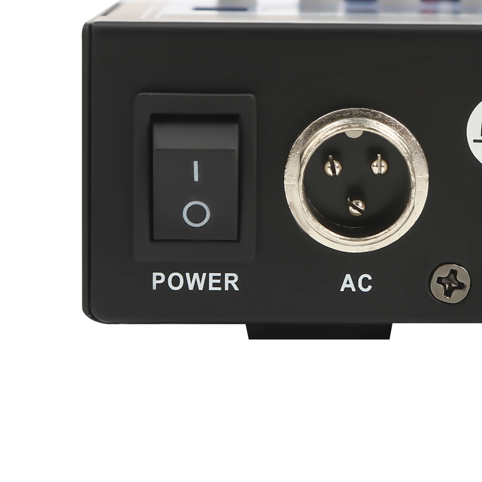 7-Channel Professional Stereo Mixer Digital USB Computer Jack 3-Band Equalizer 6 Music Modes 48V Phantom Power Stereo DJ Mixer