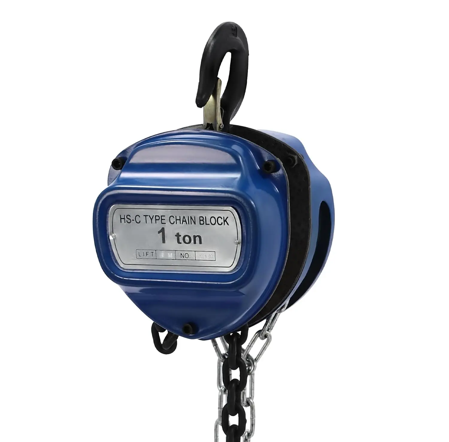 1T Hand Chain Hoist - 13.12ft Chain Length, Heat-Treated&Anti-Rust, Safe&Durable for Heavy Load Lifting in Factories/Mines