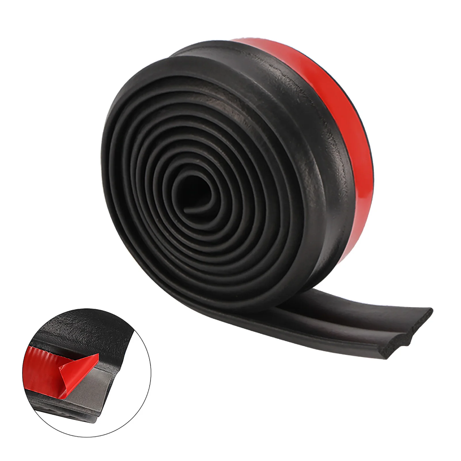 Universal Front Bumper Spoiler Lips Anti-Collision Fine Workmanship Car Rubber Skirt Protector Lip Spoiler Wear-resistance