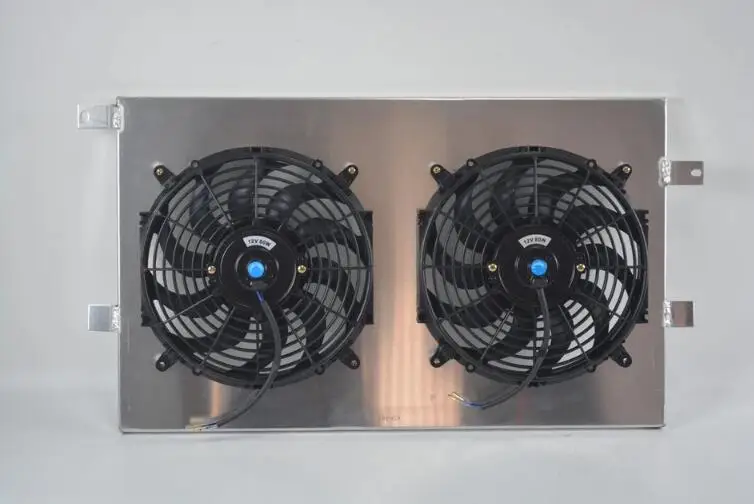 Aluminum Shroud + Fan For 2008-2019 09 Ford Edge Flex Taurus SE SEL V6 MT