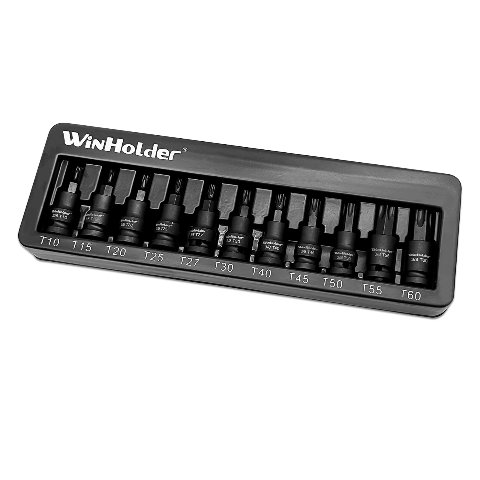 31PCS/Set IMPACT Hex Torx Spline Bit Sockets 3/8"Drive Set Mix M4-M14 T10-T60 H2-H10 Sockets Tools
