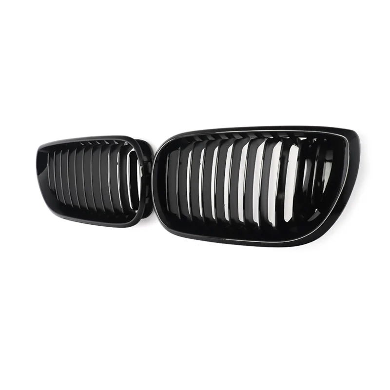 Front Bumper Kidney Grill Fit for BMW E46 4 DOOR Sedan 320i 325i 325Xi 330i 330Xi LCI Facelift 2002 2003 2004 2005 Gloss Black