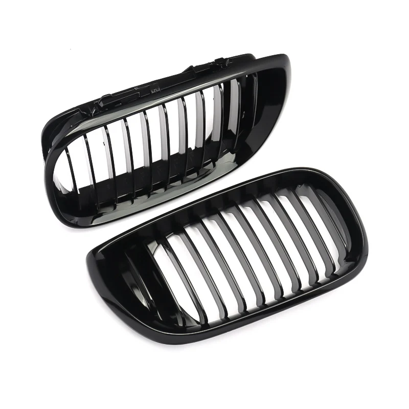 Front Bumper Kidney Grill Fit for BMW E46 4 DOOR Sedan 320i 325i 325Xi 330i 330Xi LCI Facelift 2002 2003 2004 2005 Gloss Black