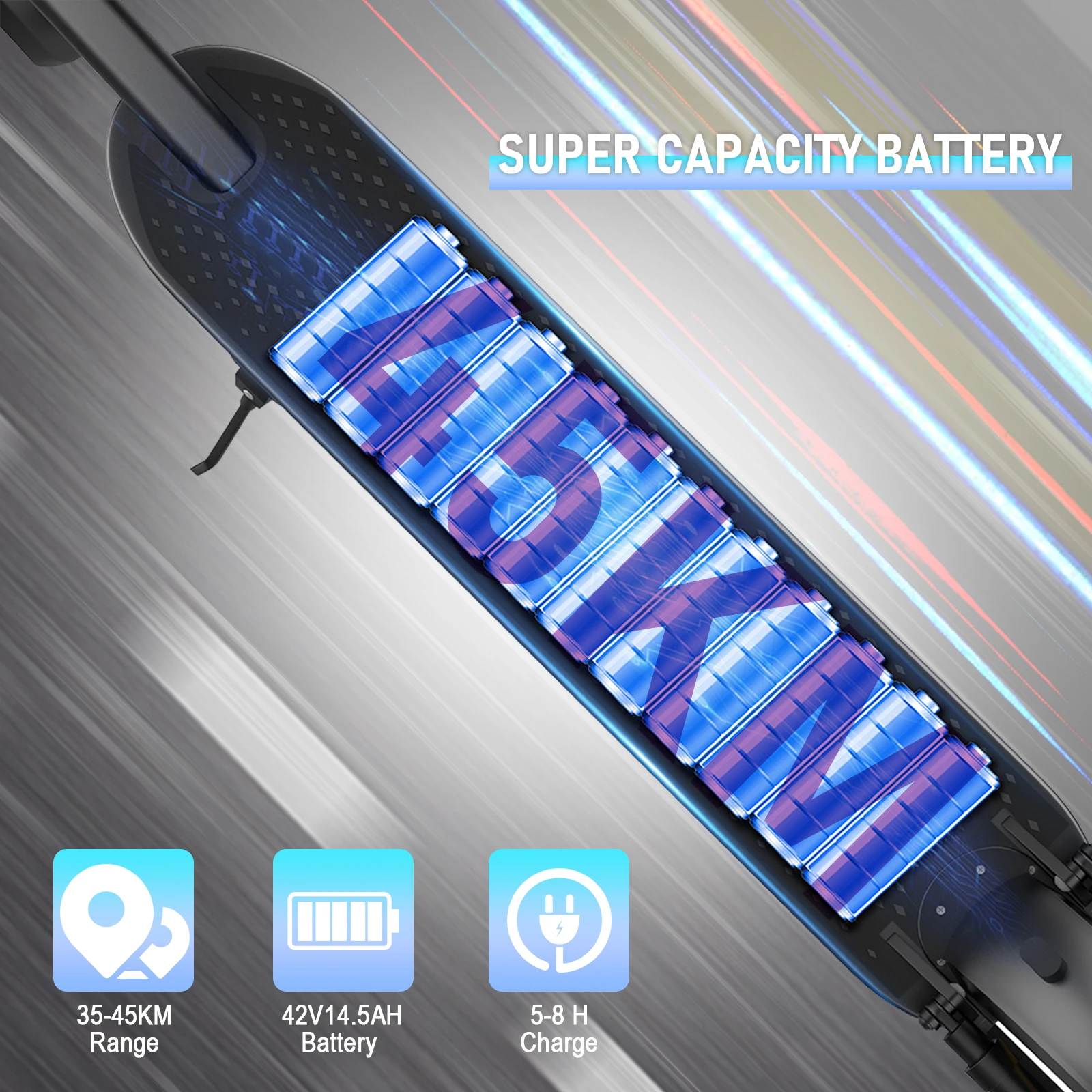 Ladped Electric Scooter For Adults 20 45KM Range Front Rear Shock Absorber APP Control 250W Motor 10inch Anti Puncture Tires