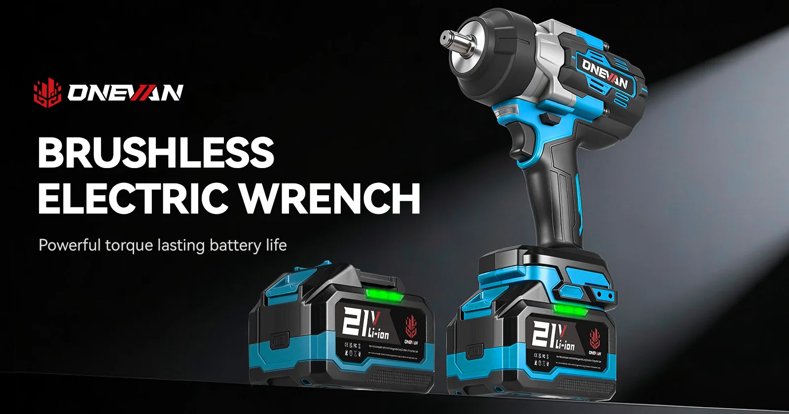 ONEVAN 2800N.M Brushless Electric Impact Wrench 1/2 inch Cordless Screwdriver Wrench Power Tools For Makita 18V Battery Pin