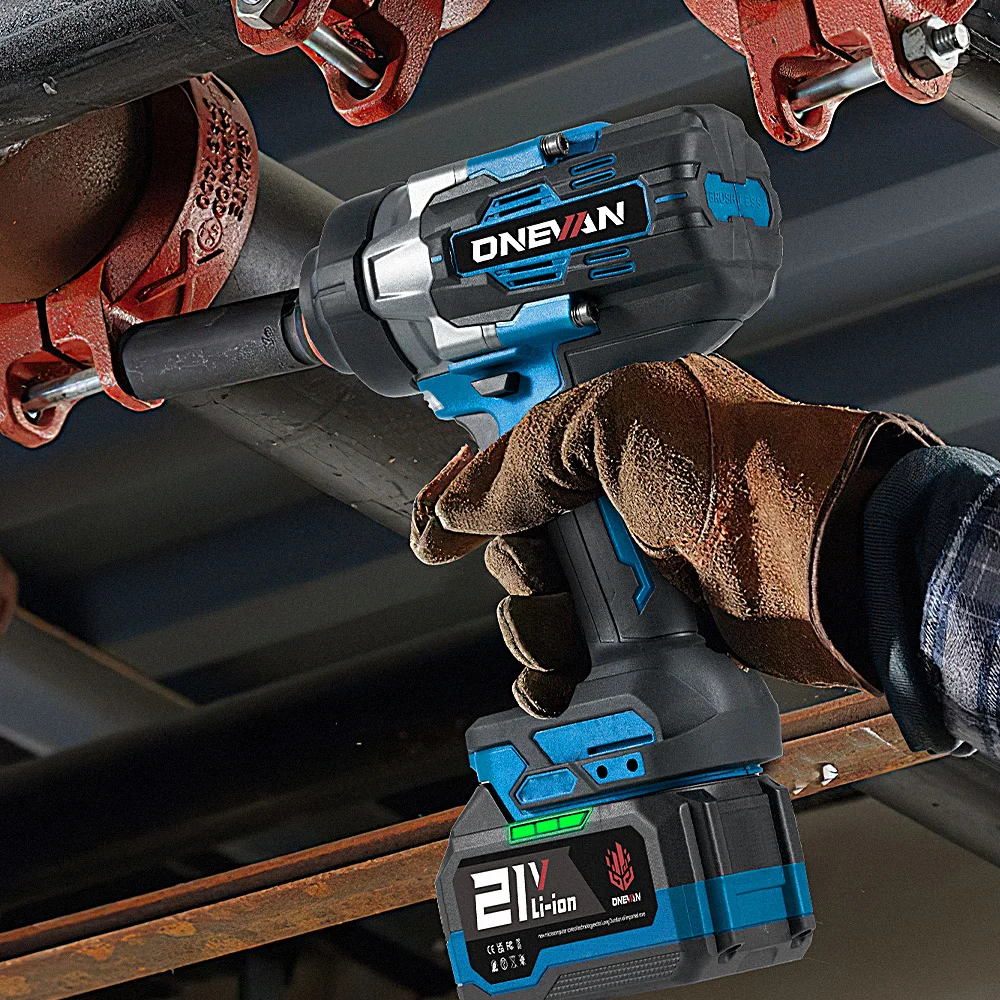 ONEVAN 2800N.M Brushless Electric Impact Wrench 1/2 inch Cordless Screwdriver Wrench Power Tools For Makita 18V Battery Pin