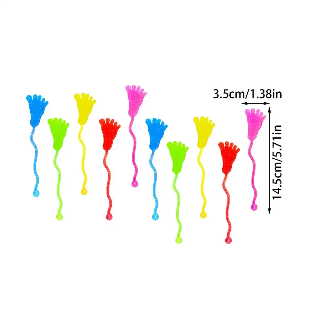 Stretchy Foot Toy 10X Retractable Foot Novelty Amusements Elastic Pinching Game For Birthday Goodie Bag Stuffers Classroom