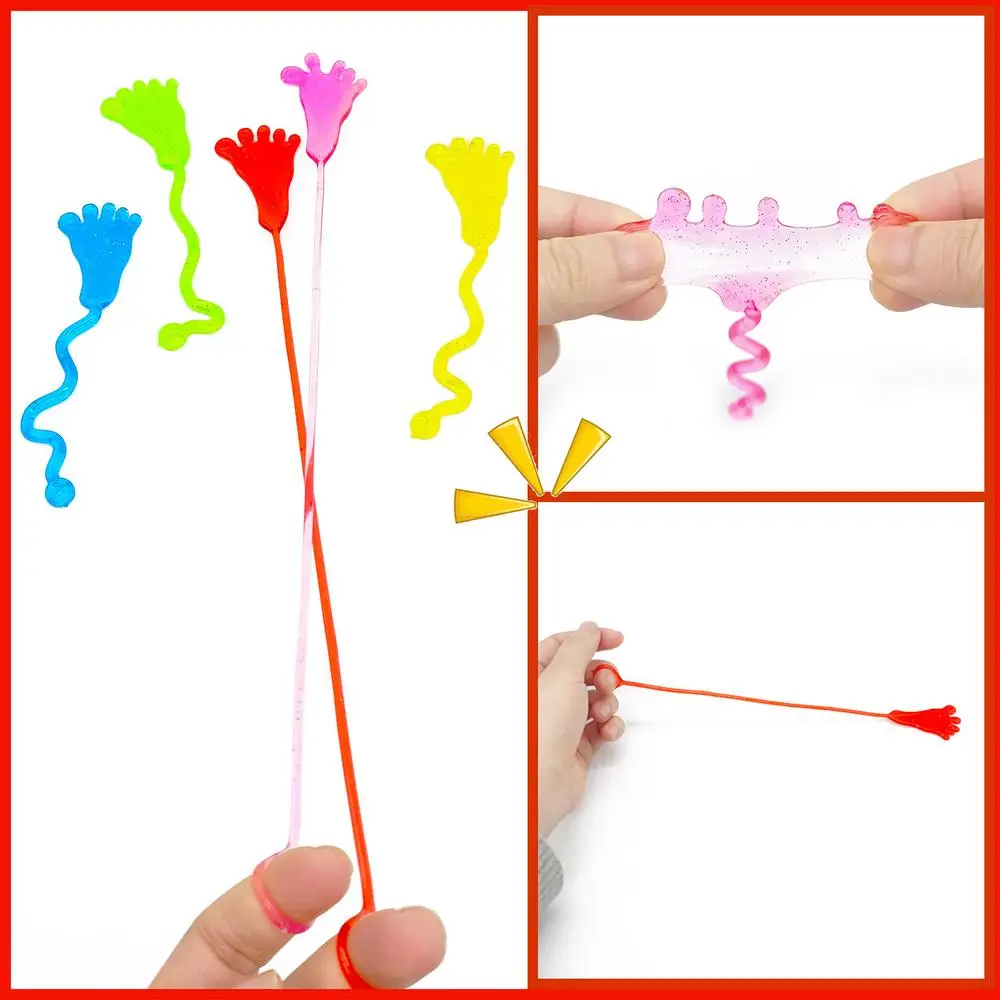 Stretchy Foot Toy 10X Retractable Foot Novelty Amusements Elastic Pinching Game For Birthday Goodie Bag Stuffers Classroom
